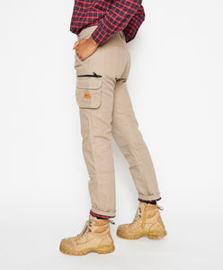 Strong Mid Rise Heavy Duty Pants - Flannel Lining